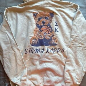 Sigma Kappa Bear Design Sweater